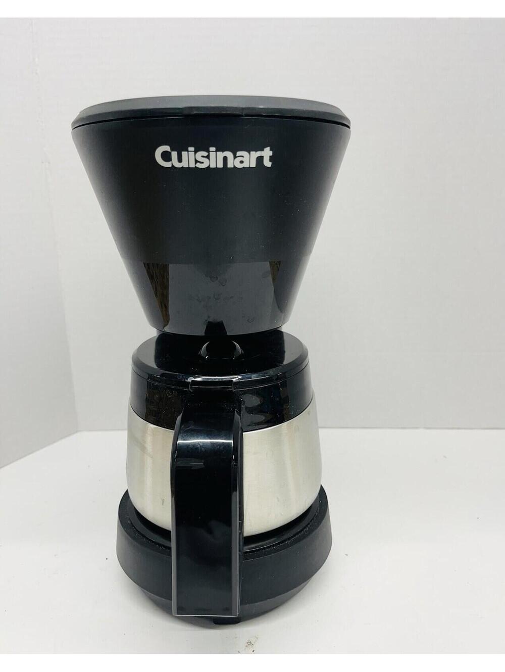 Cuisinart 5 Cup Coffee Maker DCC-5570 Black Stainless Steel - Compact Brewer - Picture 2 of 6
